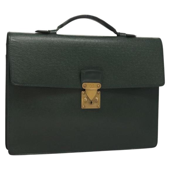 LOUIS VUITTON Taiga Serviette Kourad Business Bag Epicea M30074 LV Auth bs26832 - Picture 1 of 16